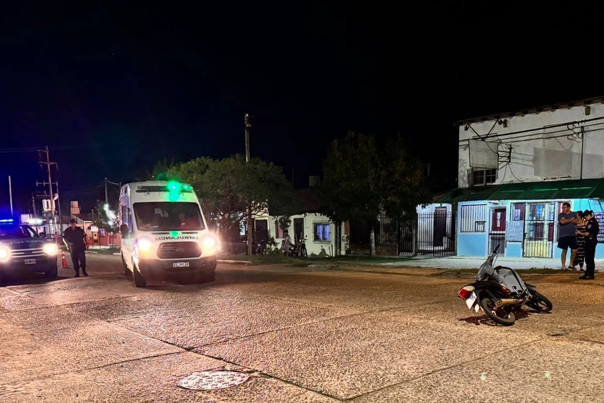 El motociclista present&oacute; escoriaciones leves que no requirieron traslado o internaci&oacute;n.