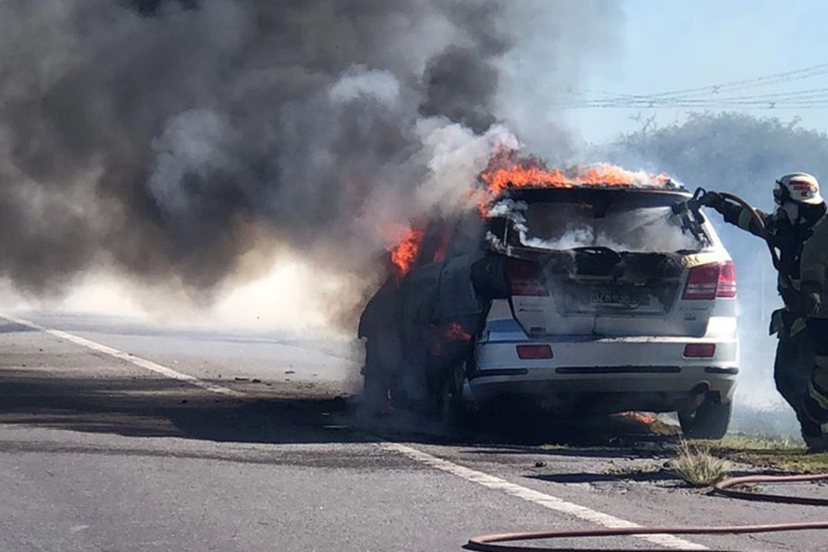 Las p&eacute;rdidas en el veh&iacute;culo fueeron totales