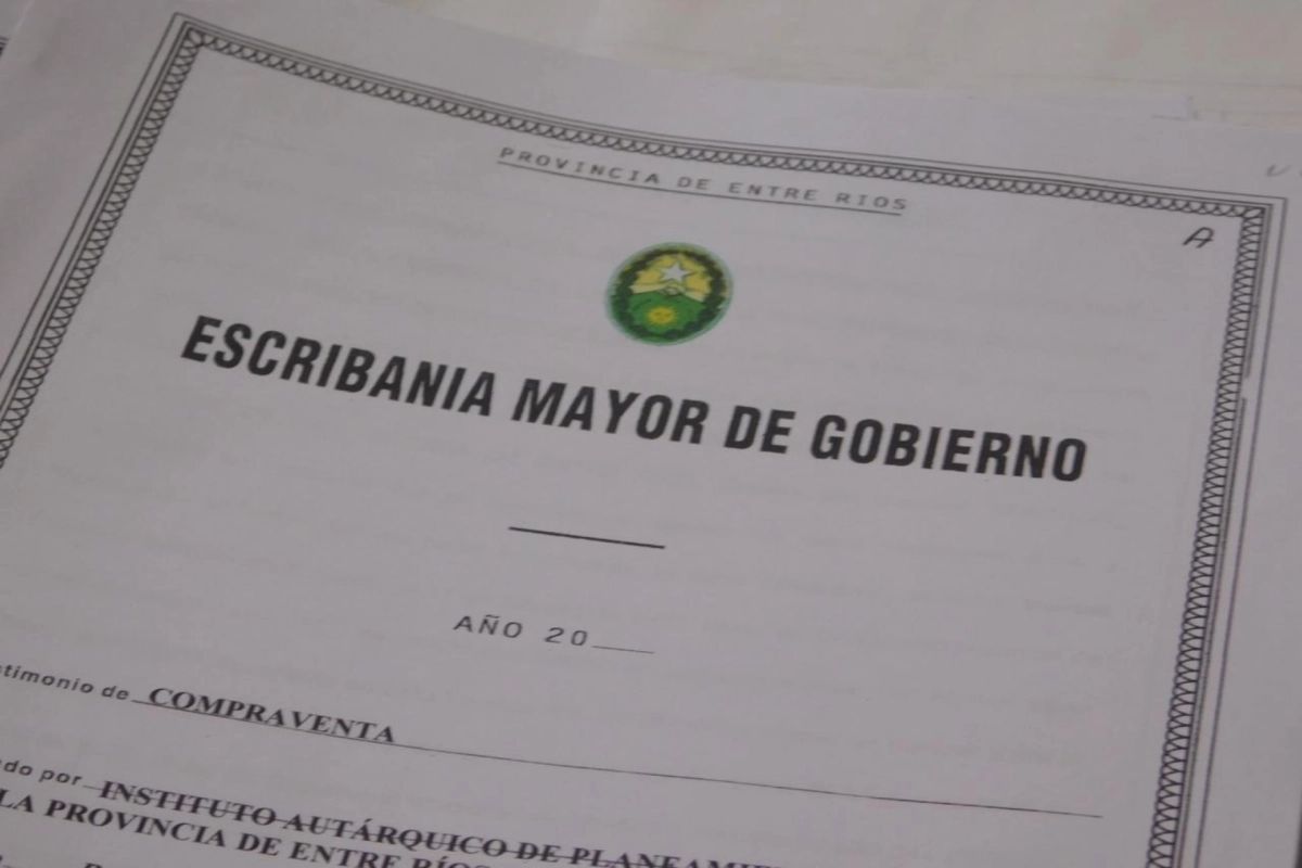 Se entregaron 80 escrituras en Concordia.