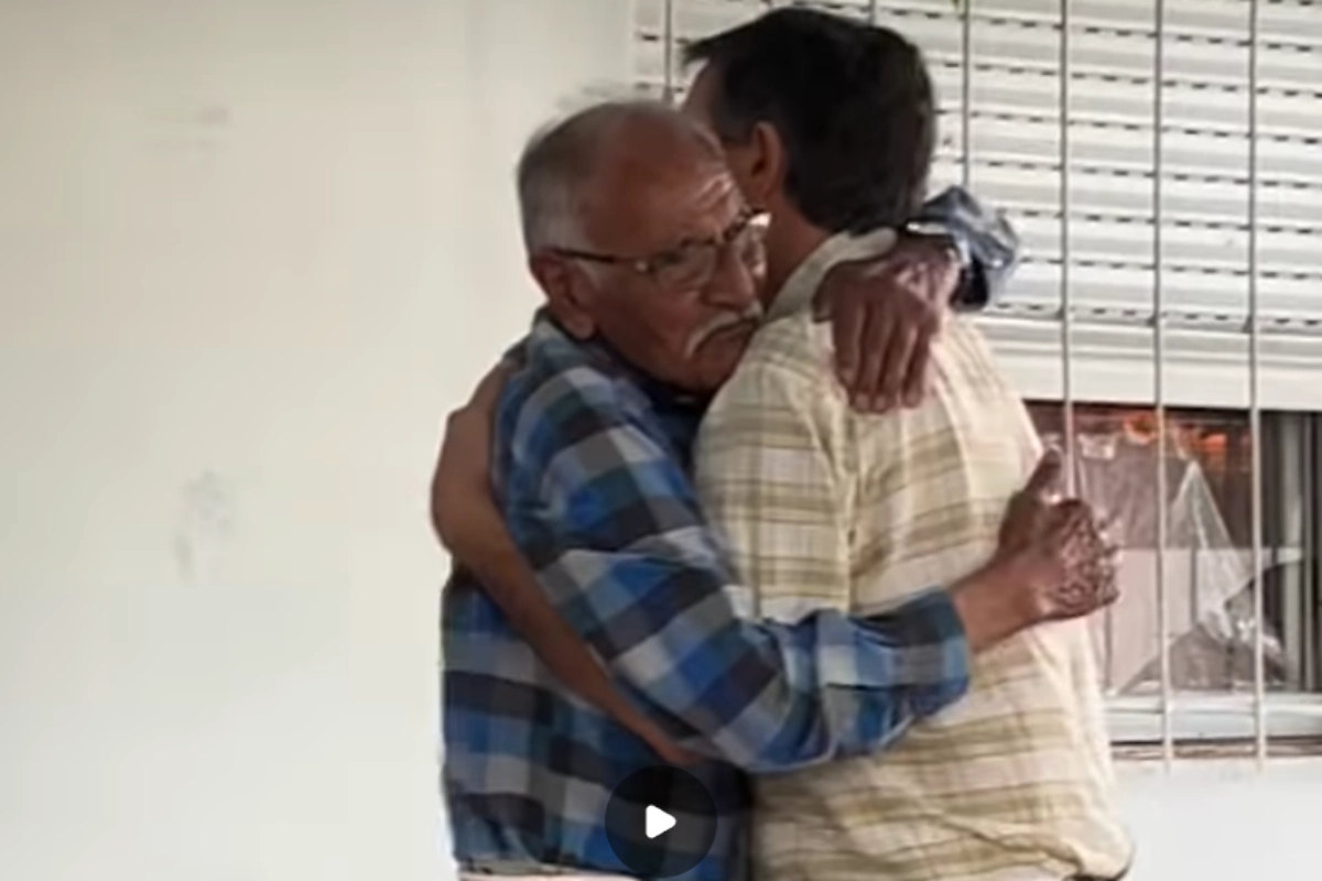 Alejandro y Don Luna se reencontraron tras 40 a&ntilde;os.