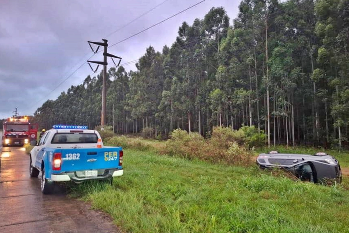 La mujer qued&oacute; con lesiones.