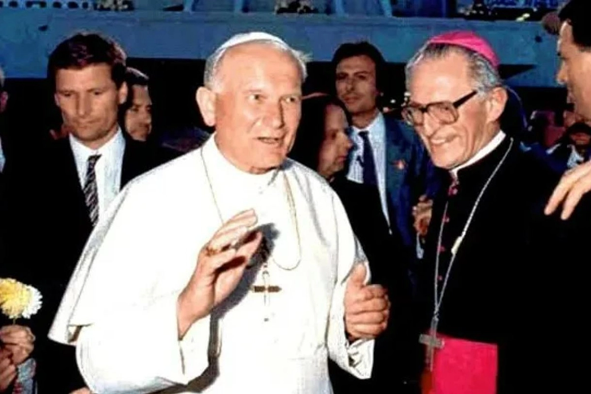 Juan Pablo II en su visita a Paran&aacute;