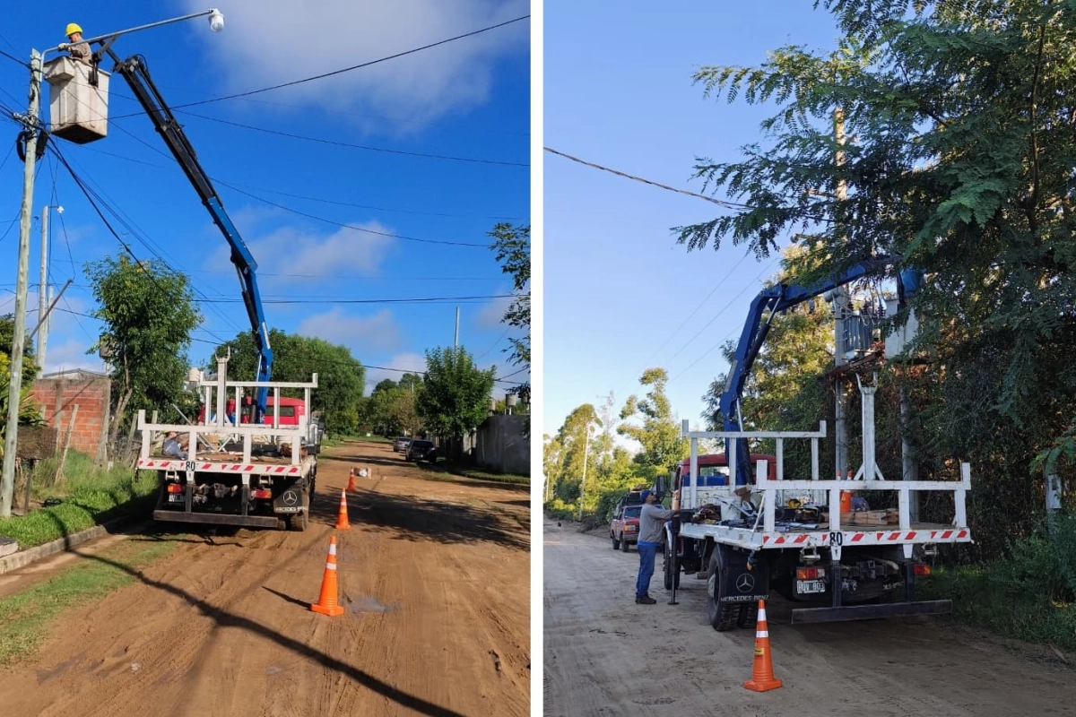 El municipio lleva a cabo tareas sobre el alumbrado p&uacute;blico.
