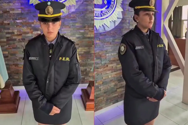 Mujeres de la Policía de Entre Ríos podrán vestir una prenda diferenciada del uniforme masculino