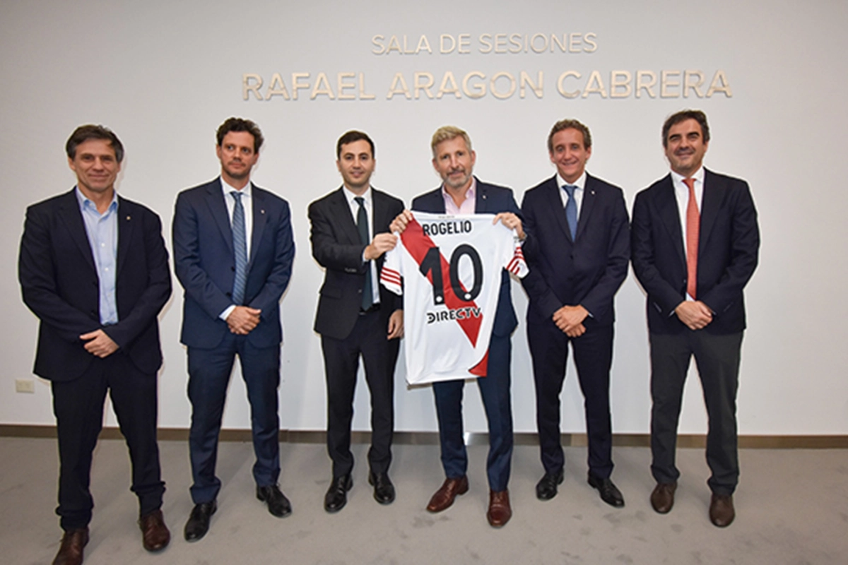 Frigerio, con la de River.