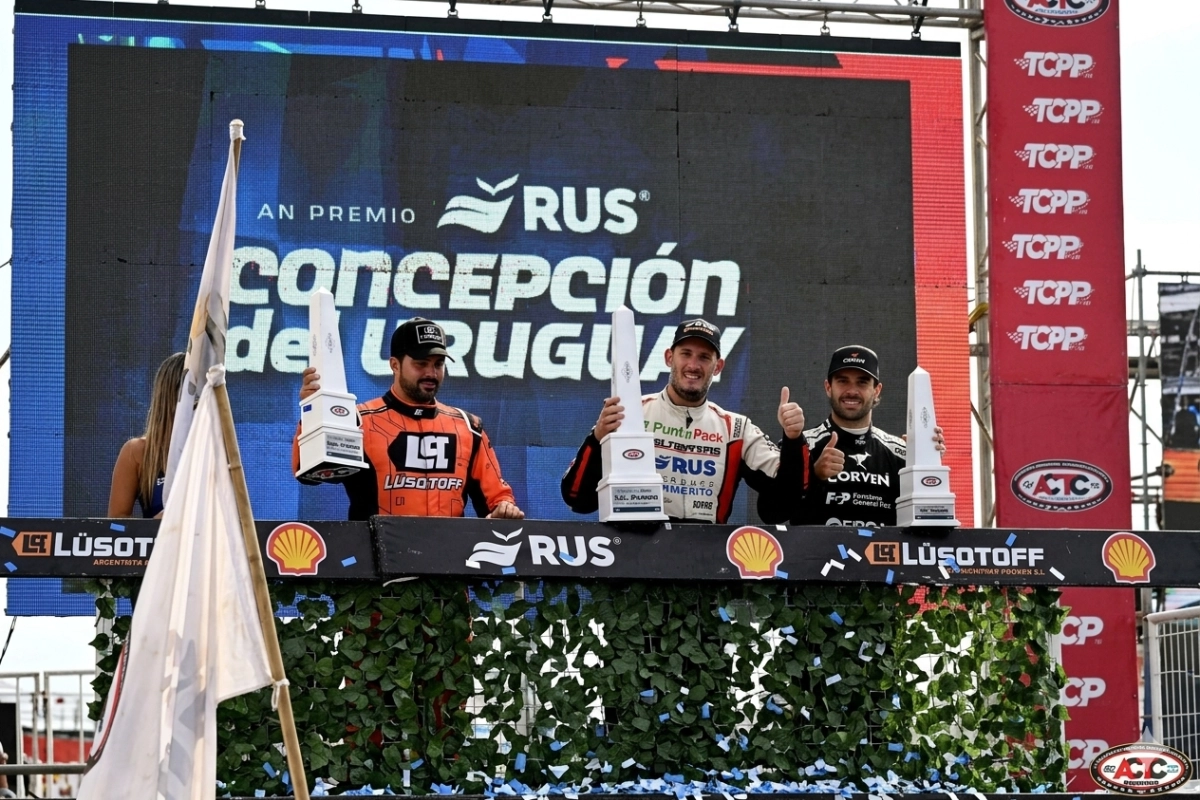 El podio en Concepci&oacute;n