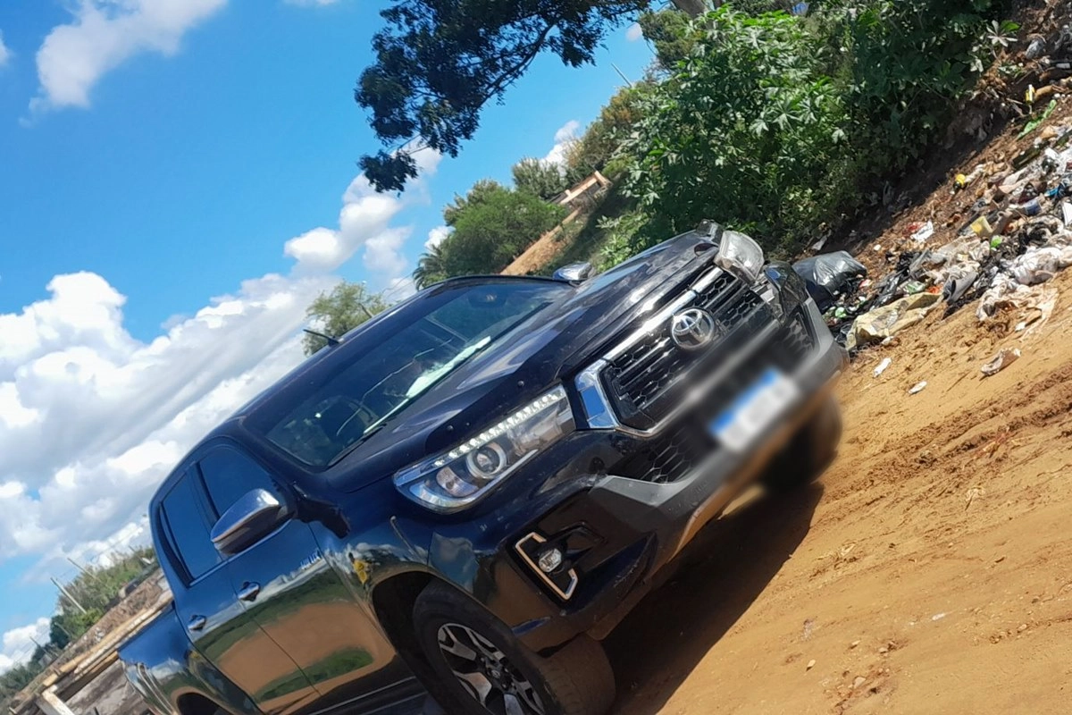 La imagen fue compartida en redes sociales por vecinos de la ciudad.