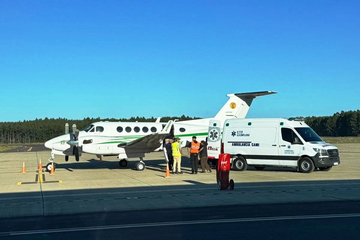 El vuelo tuvo lugar durante la tarde del domingo.