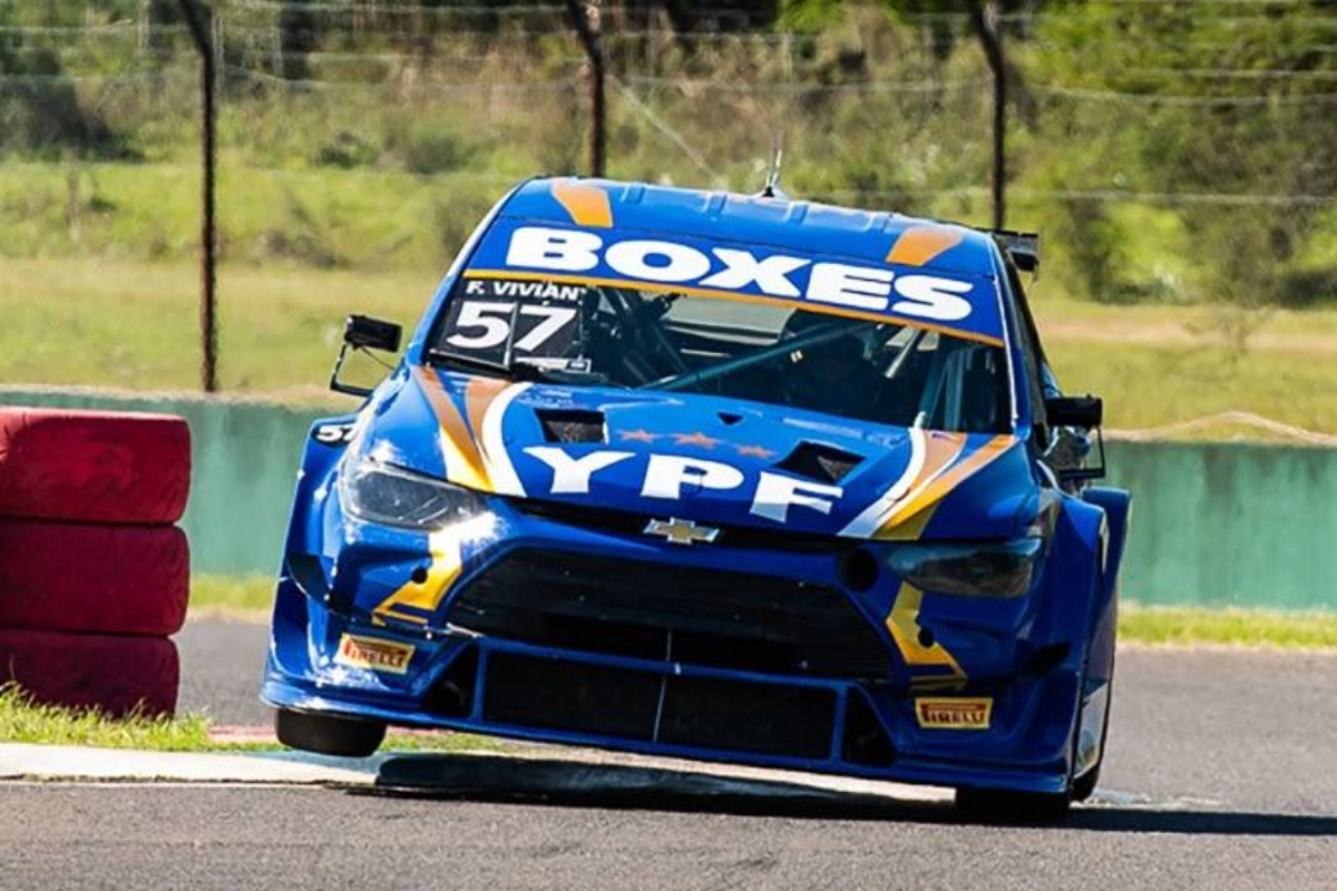 Franco Vivian en el Aut&oacute;dromo de Concordia