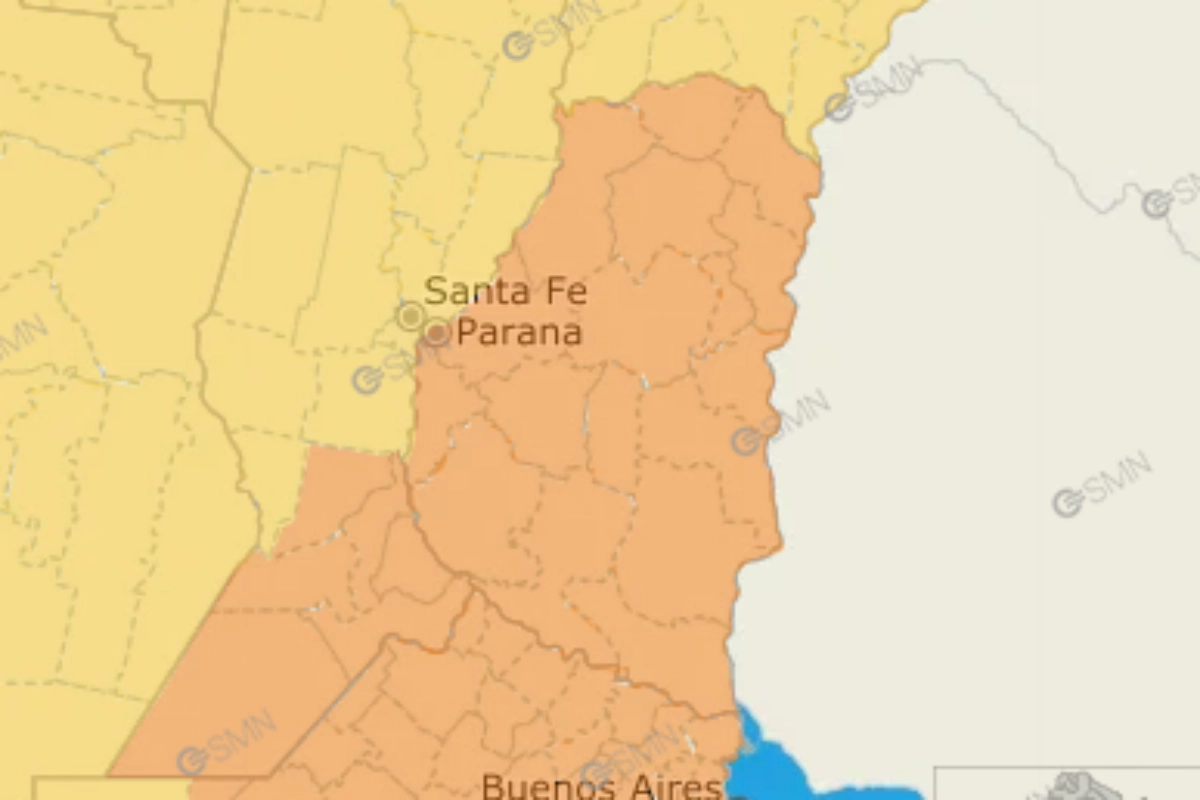 La provincia se ver&aacute; afectada por una alerta naranja.