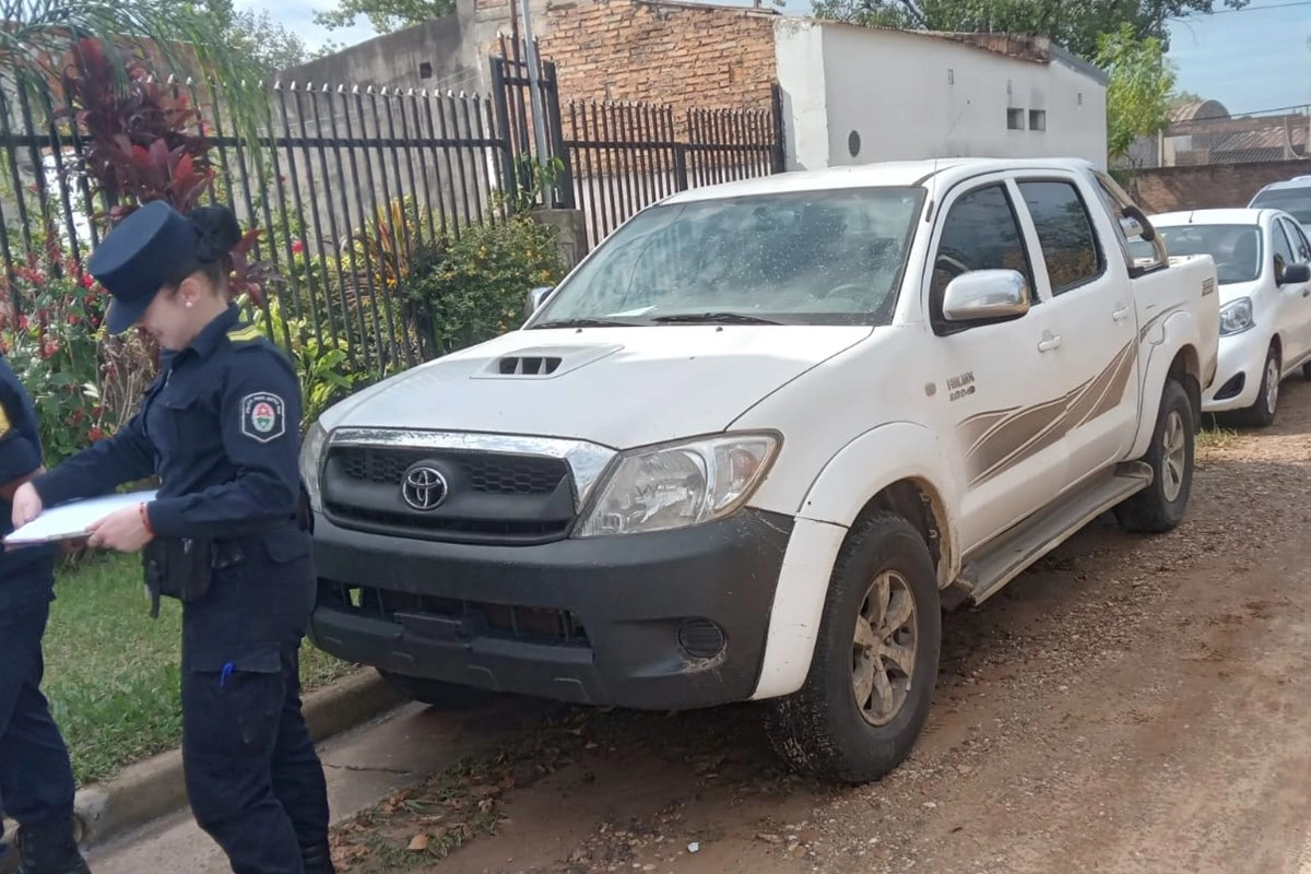 El propietario del taller pudo recuperar tanto su libertad como su camioneta.