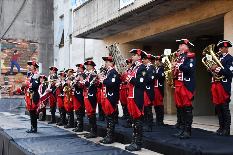 Concordia conmemoró el 213° aniversario de la creación del Himno Nacional