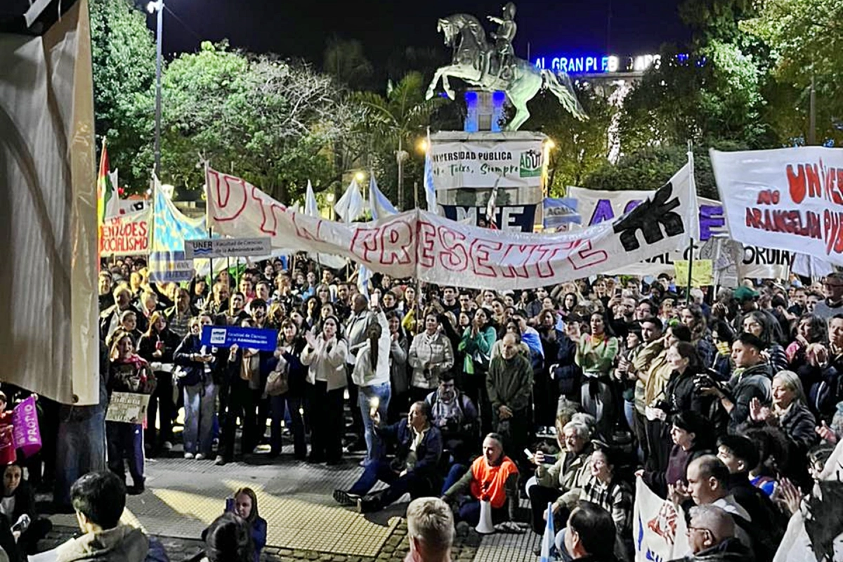Concordia march&oacute; por la universidad p&uacute;blica.