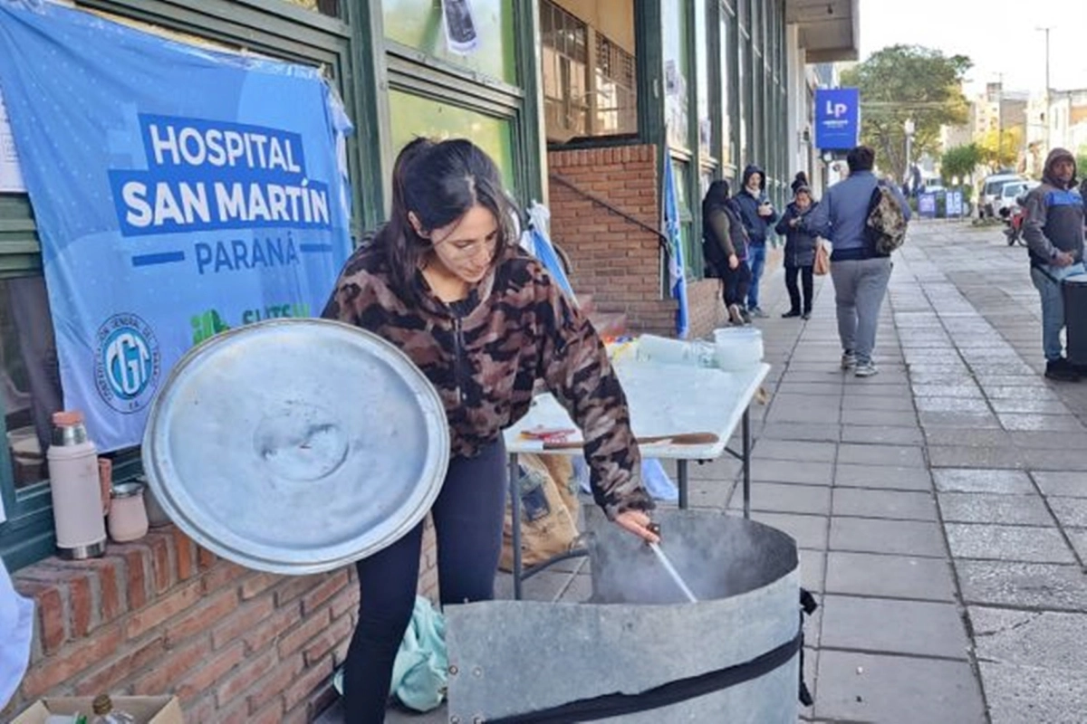 Olla popular como protesta.
