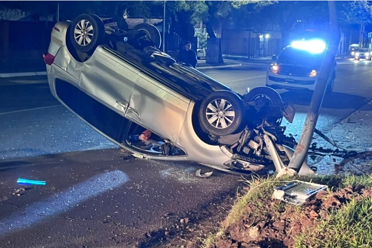 Se conoció el primer parte médico de las personas accidentadas sobre avenida Eva Perón