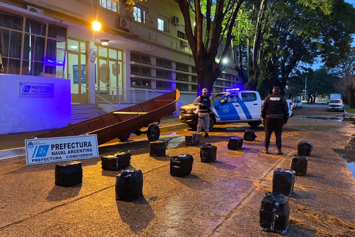 La mercader&iacute;a iba con destino a Salto.