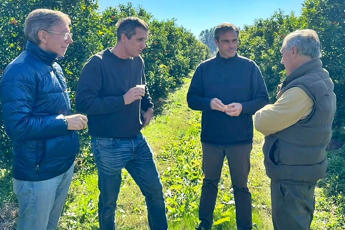 Los dirigentes del PJ recorrieron el departamento Concordia.