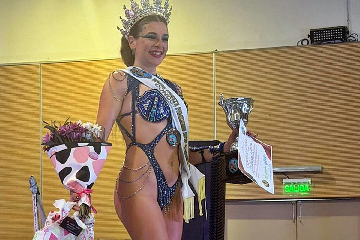Zaira Palacios, de Gualeguay, elegida mejor pasista.