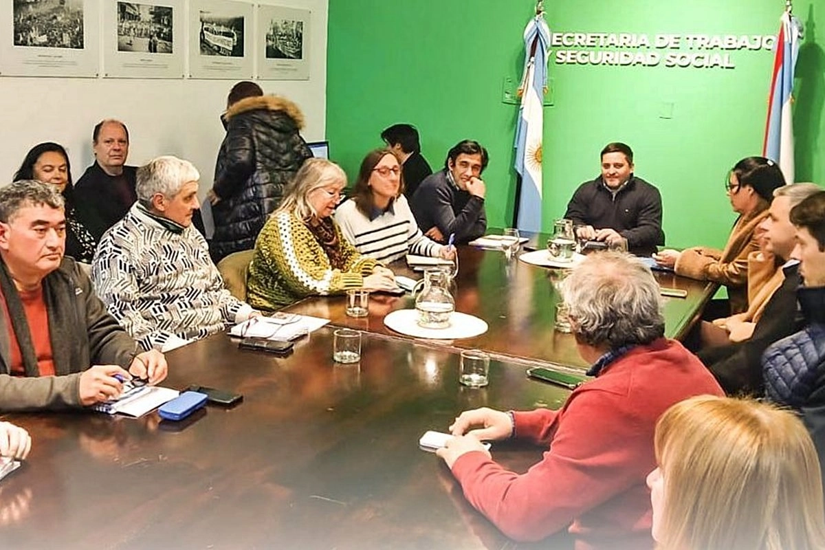La reuni&oacute;n concretada este lunes.