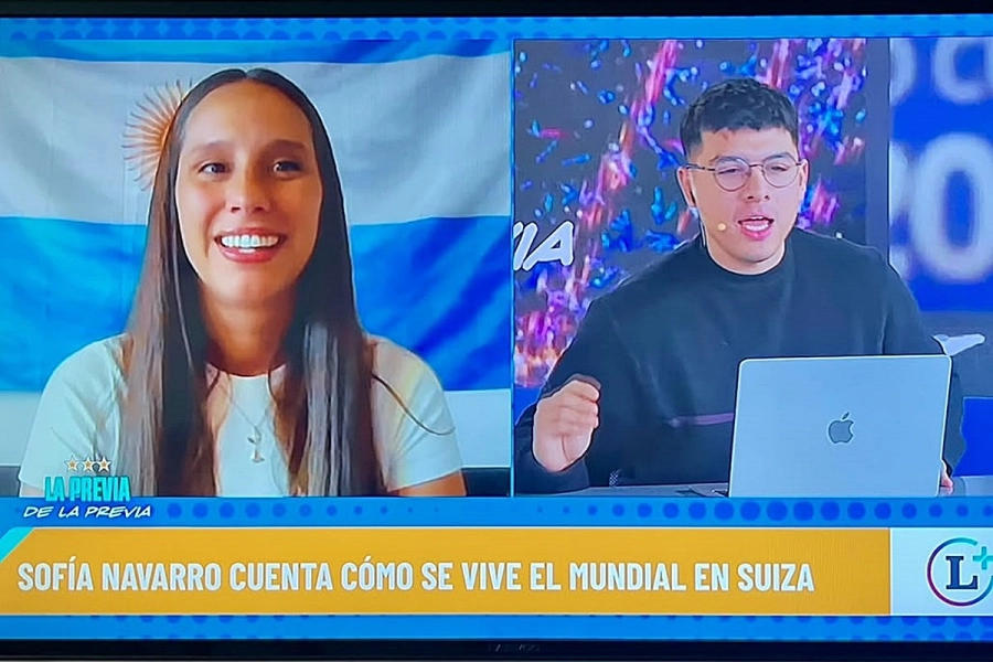 Sof&iacute;a fue entrevistada por La Capital + de Rosario