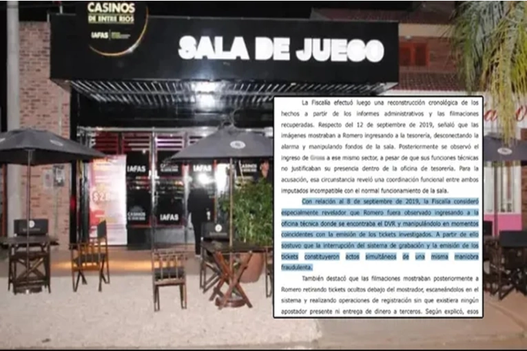 Condenaron al ex subtesorero de un Casino por crear premios falsos y defraudar al Estado