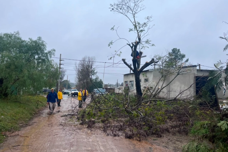 El municipio continúa el operativo en los sectores afectados por el temporal