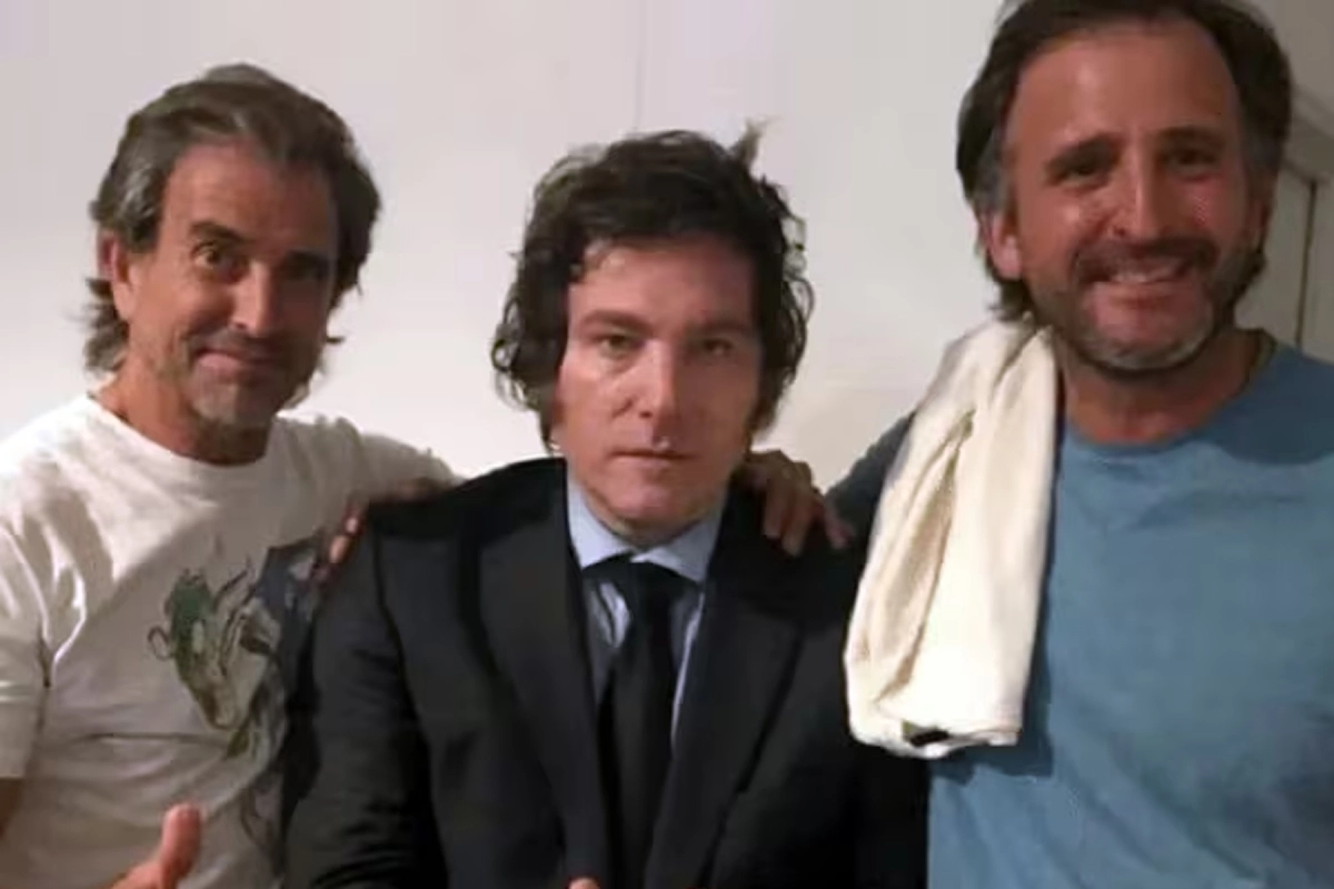 Los Benegas Lynch, con el presidente Milei.