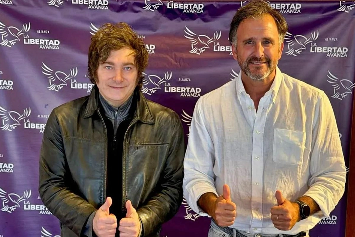 Benegas Lynch con el presidente Milei