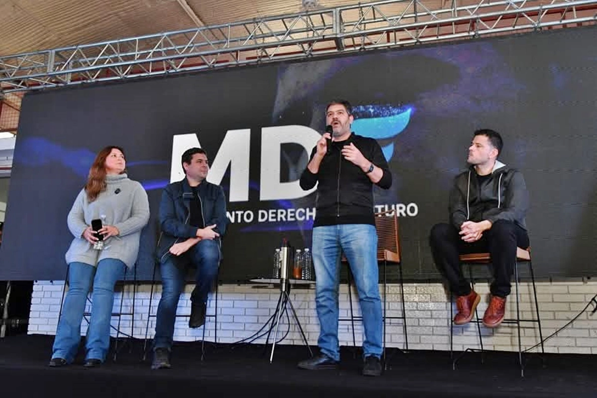 Presencia concordiense en el encuentro.