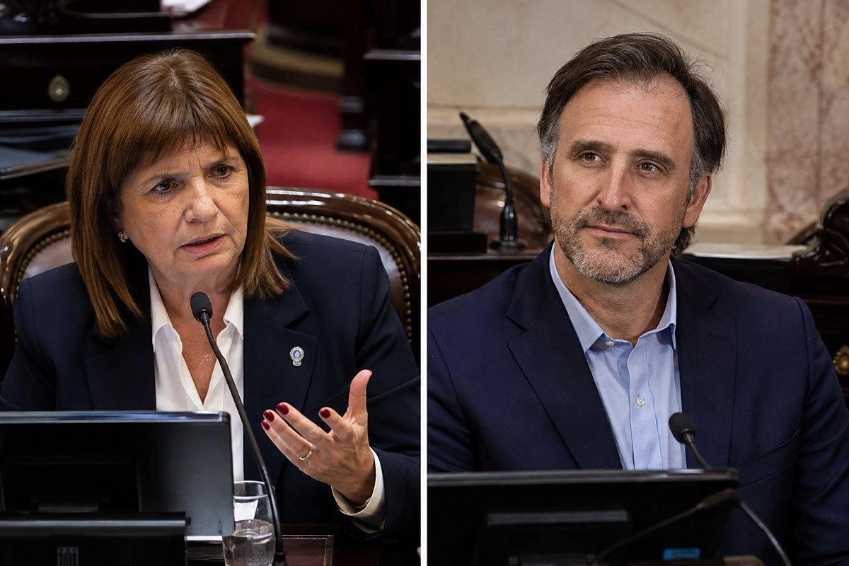Patricia Bullrich y Joaqu&iacute;n Benegas Lynch