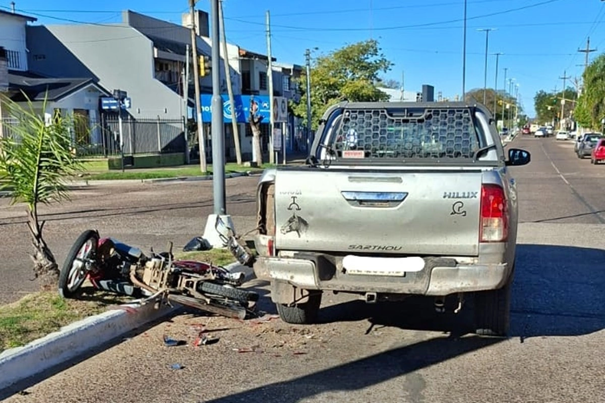 Los veh&iacute;culos involucrados en el accidente