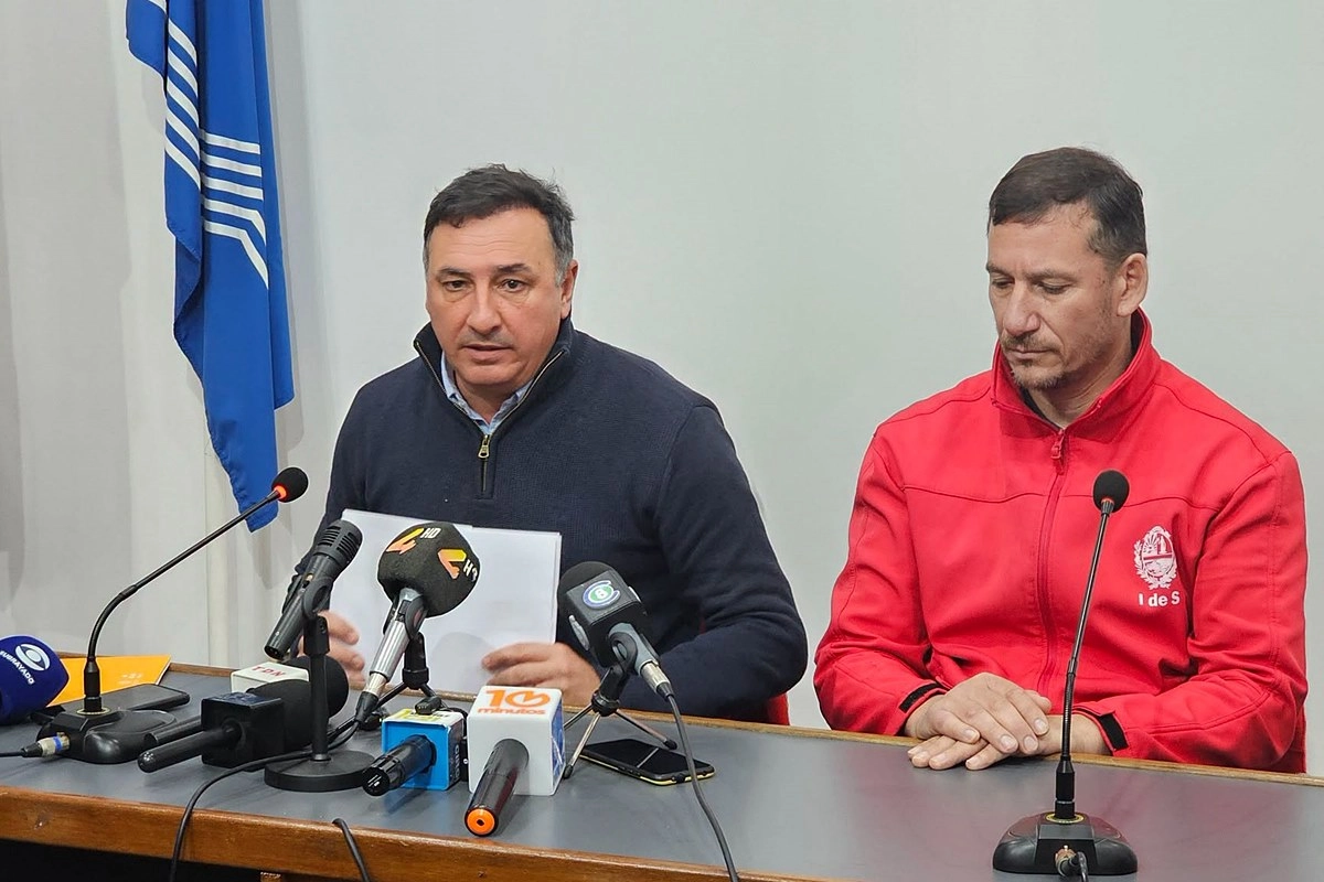 El intendente Albisu y el coordinador Aquiles Mainardi