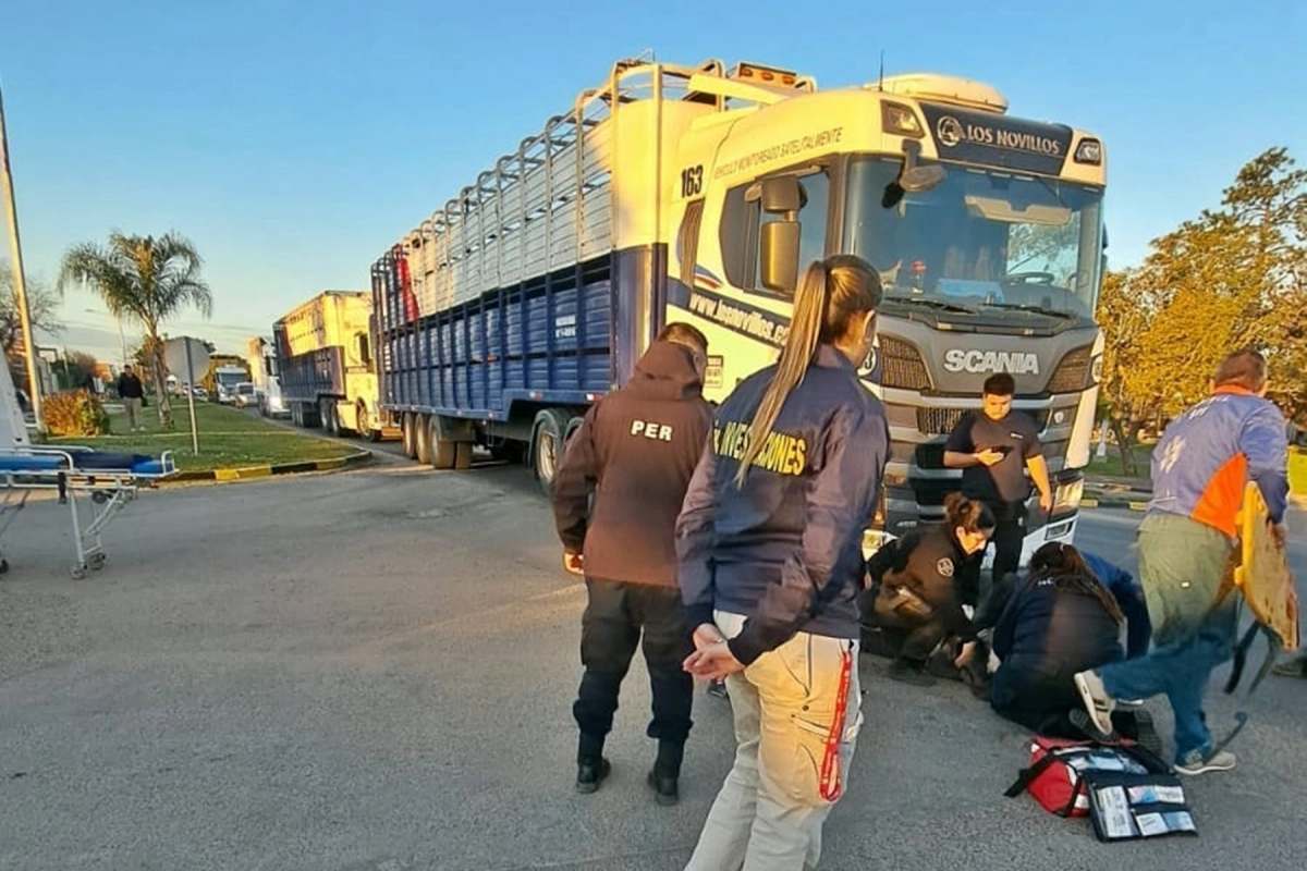 La menor fue trasladada a Concordia.