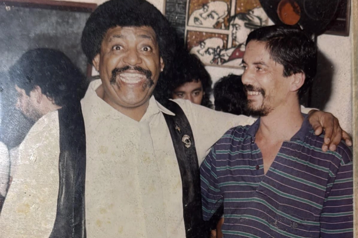 Rub&eacute;n Rada y Alejandro Ulle durante su visita a la ciudad.