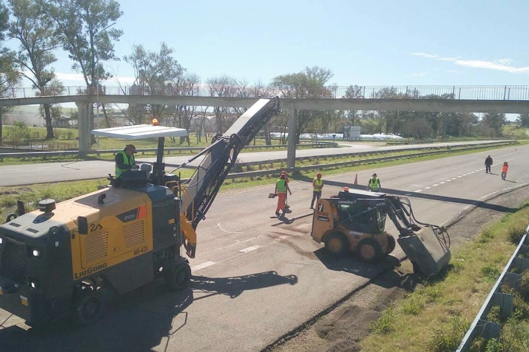 Vialidad informó sobre trabajos de bacheo en la ruta nacional 18