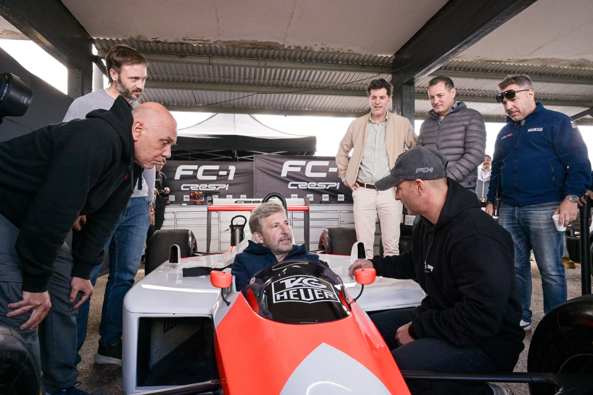 Frigerio y Azcu&eacute; estuvieron presentes en el Aut&oacute;dromo de Concordia.