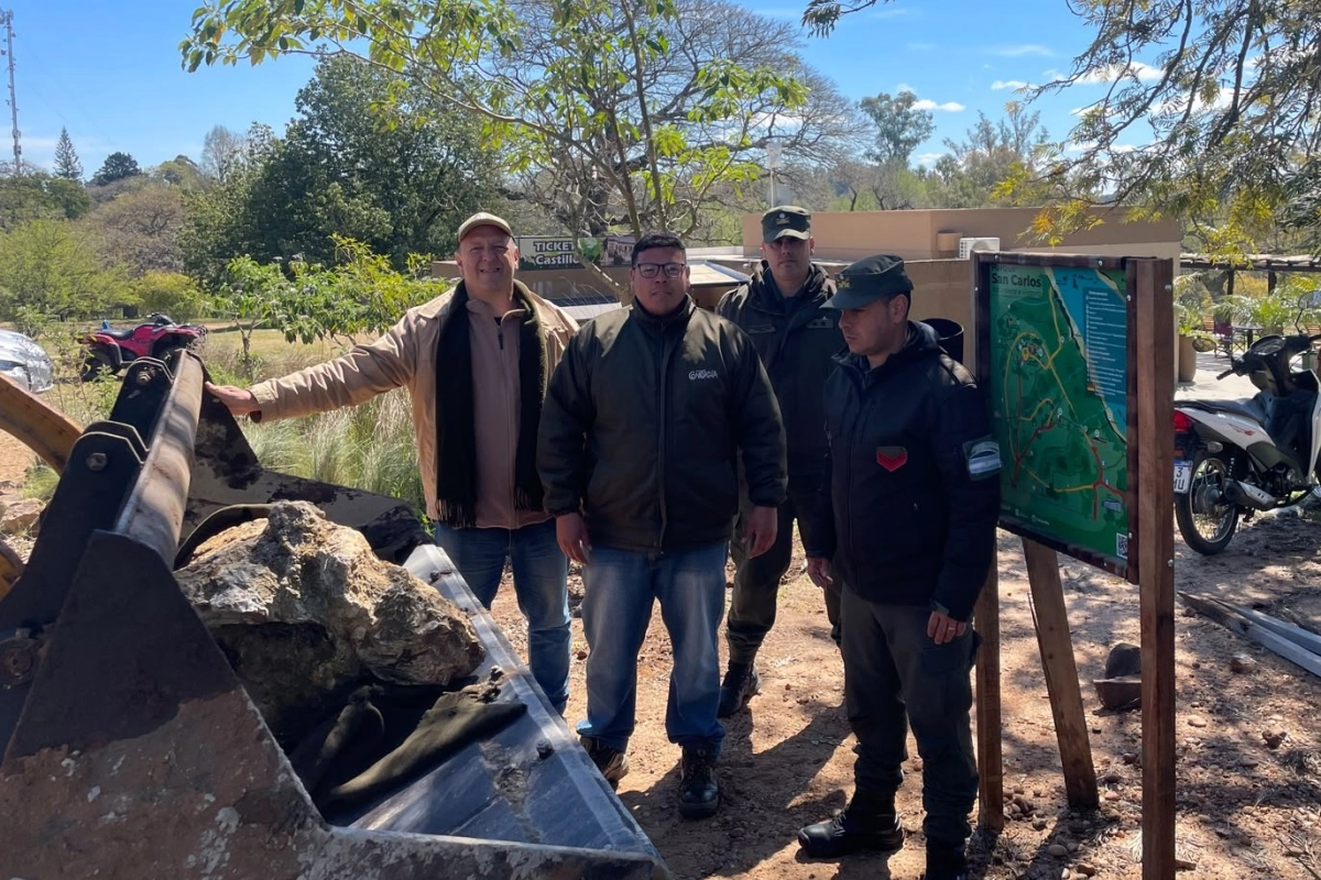 El f&oacute;sil fue hallado en el Parque San Carlos.