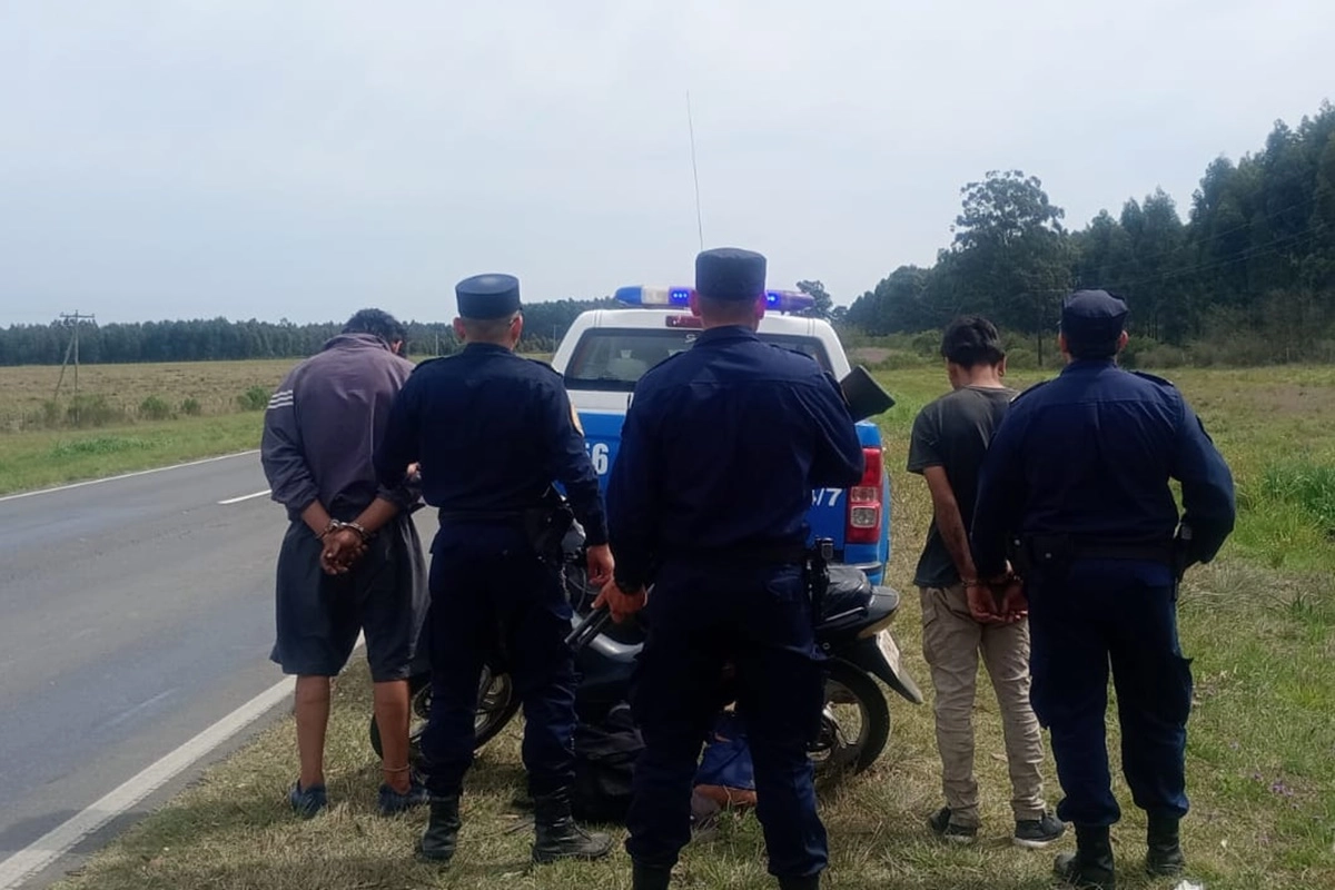 La motocicleta hab&iacute;a sido dejada frente a un domicilio con la llave de contacto colocada.