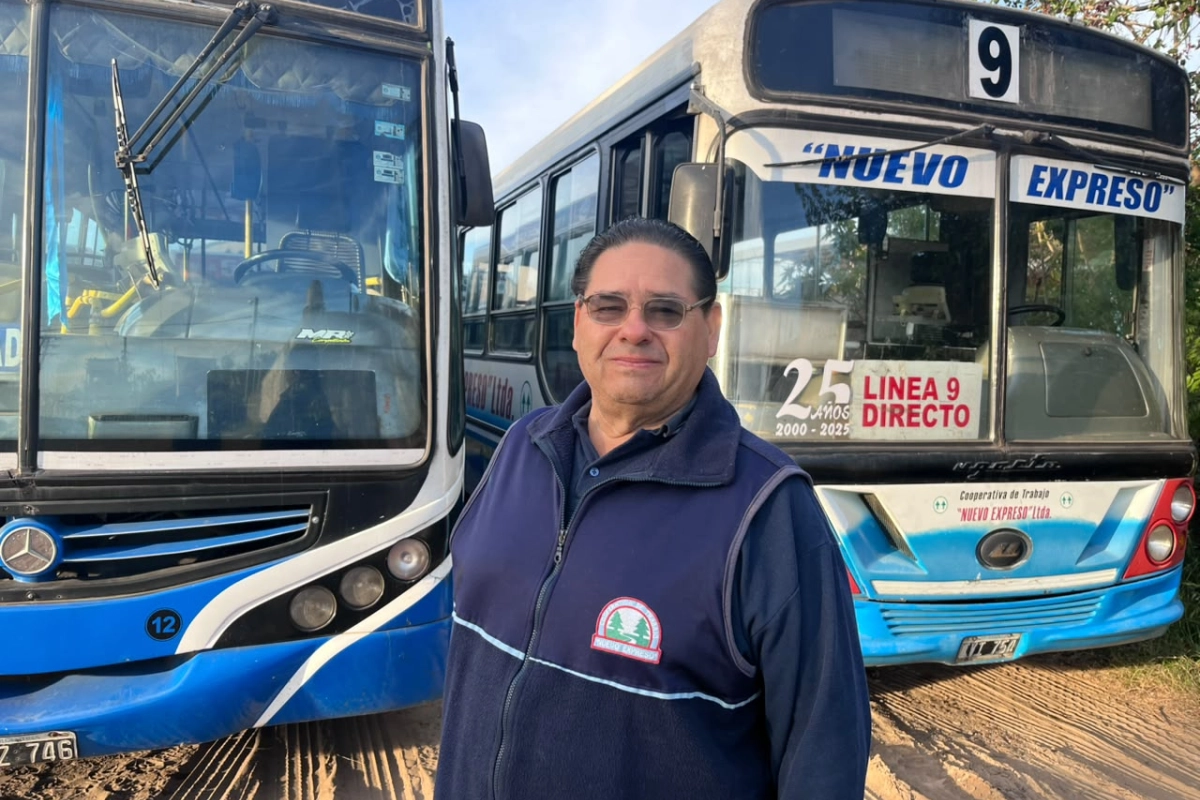 Gerardo es uno de los miembros fundadores de la Cooperativa Nuevo Expreso.