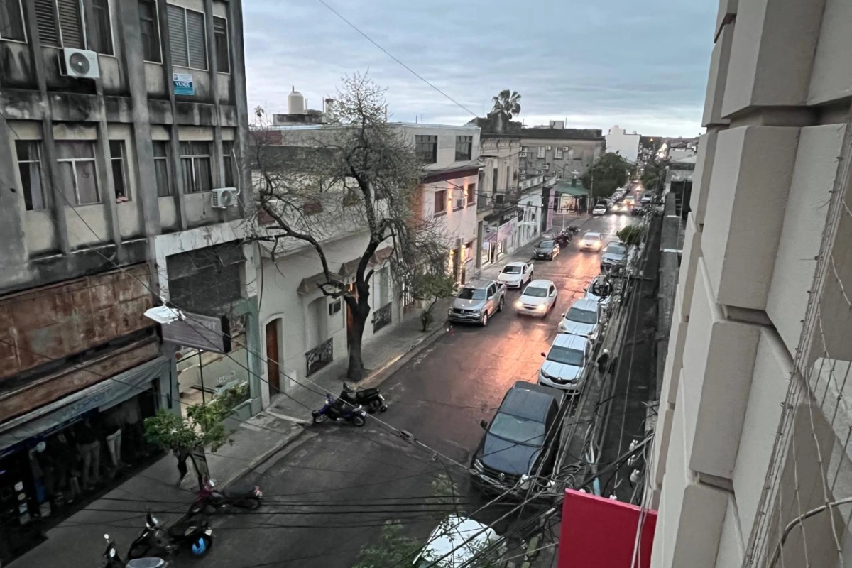 Una oscura ma&ntilde;ana de lunes en Concordia.