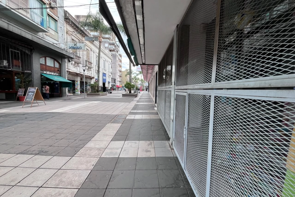 D&iacute;a del empleado mercantil en el centro de la ciudad de Concordia.