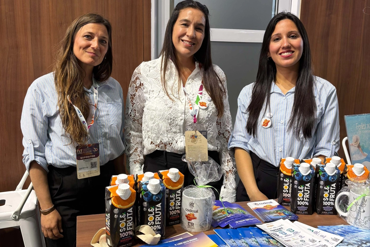 Codesal se promociona en La Rural de Buenos Aires.