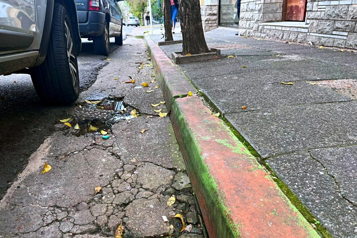El color verde de algunos cordones fue desapareciendo en pocos meses.