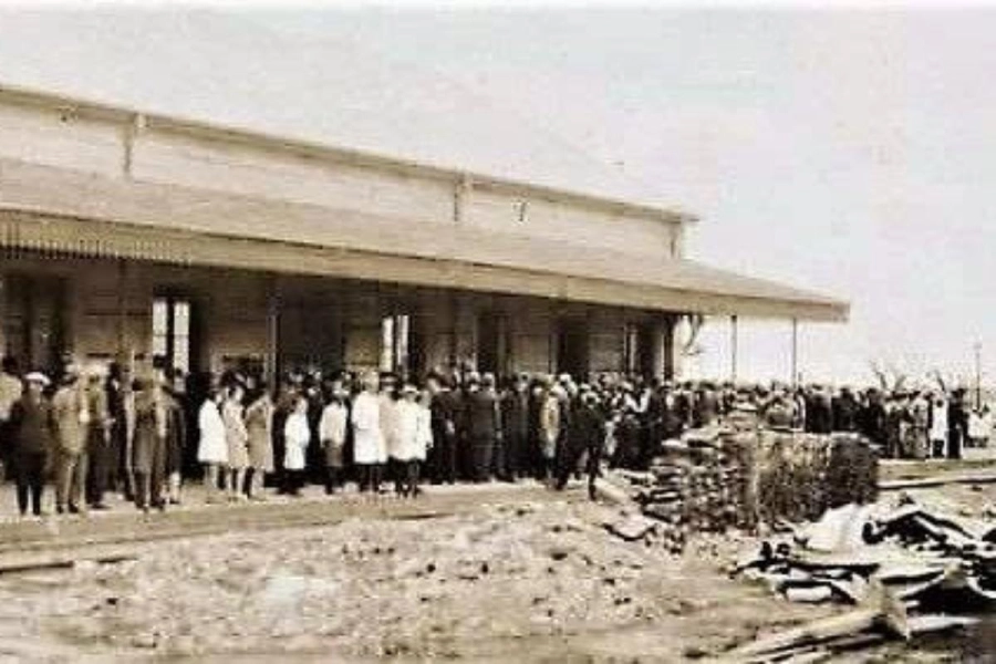Foto archivo de estaci&oacute;n ferroviaria en Villaguay