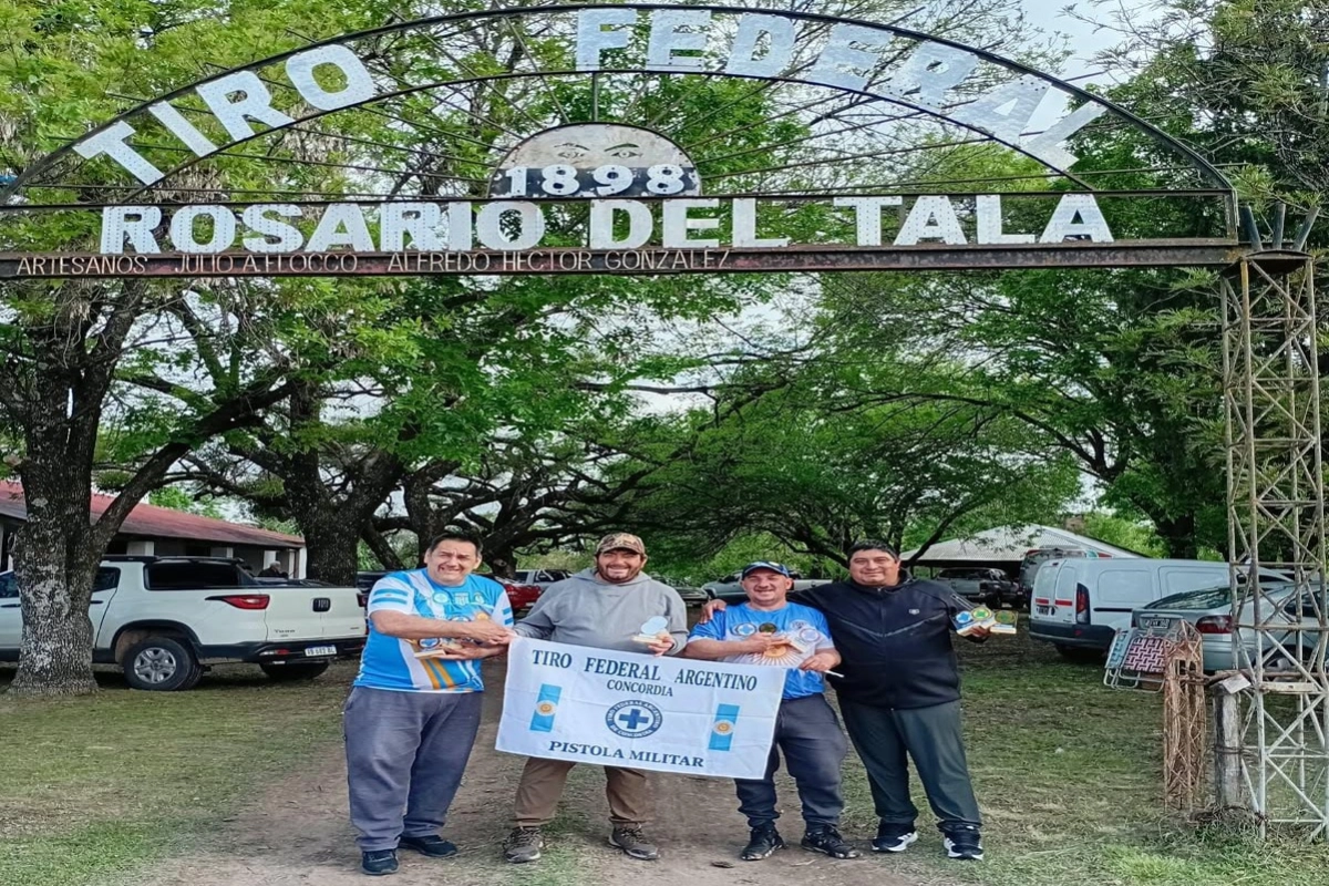 Tiradores concordienses en Tala