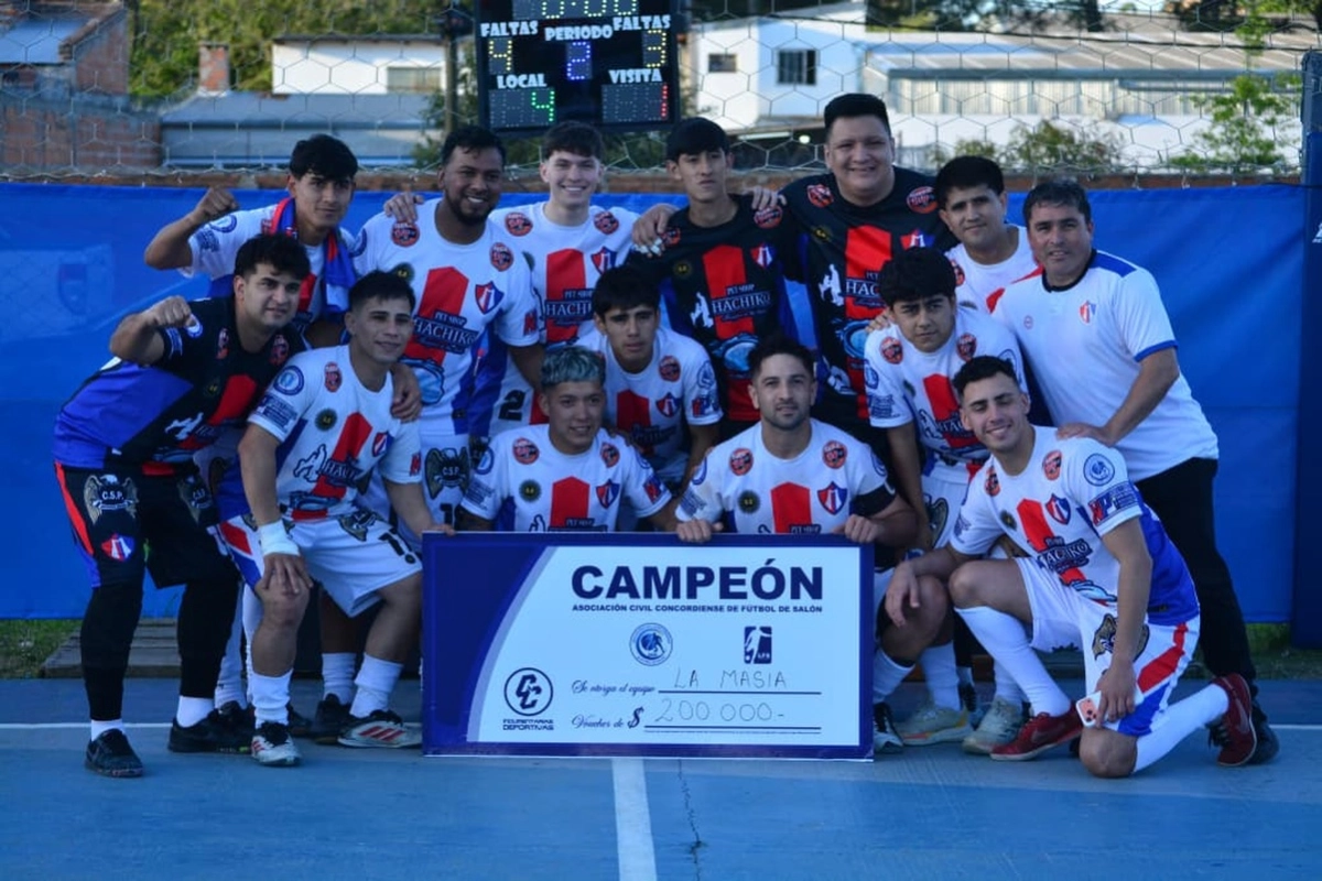 La Mas&iacute;a campe&oacute;n Copa ACCOFUSA