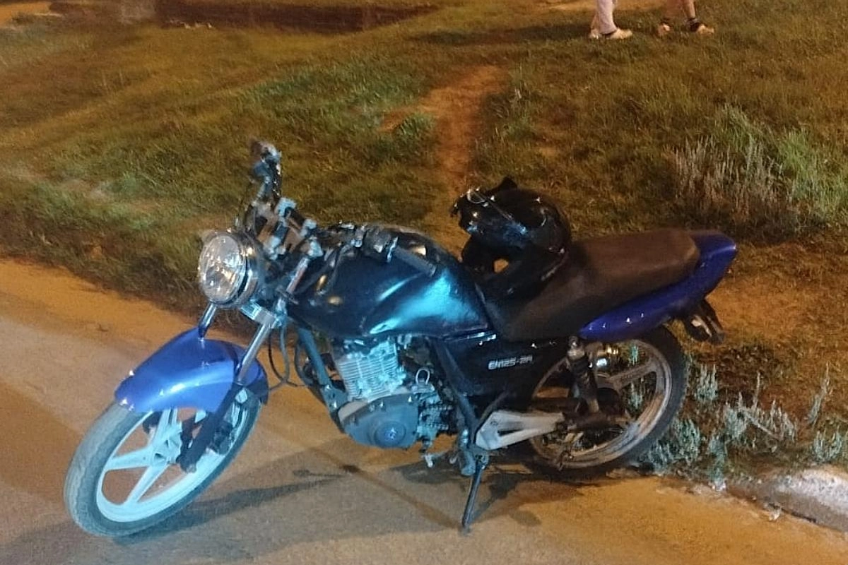 La acompa&ntilde;ante del conductor de la moto se llev&oacute; la peor parte del accidente.
