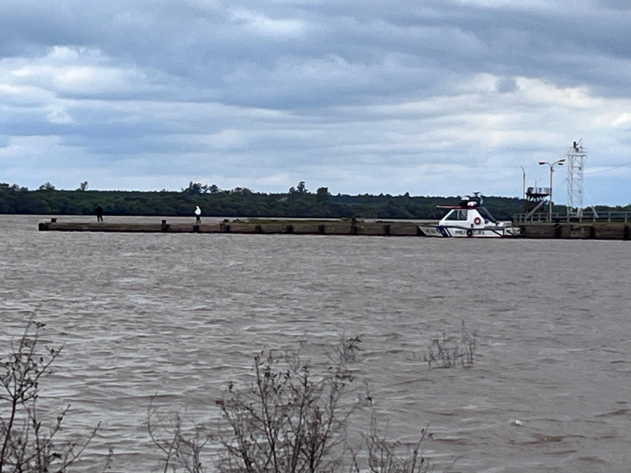 La bajante del r&iacute;o Uruguay deja ver la parte alta del Puerto Concordia