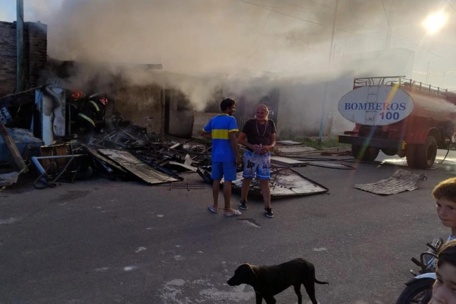 Cococha sin lesiones por el incendio de su casa.