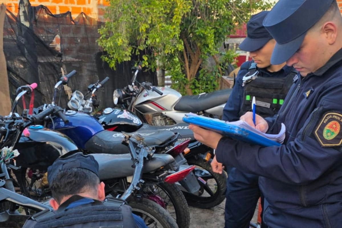 Se secuestraron 16 motocicletas de diferentes marcas y cilindradas